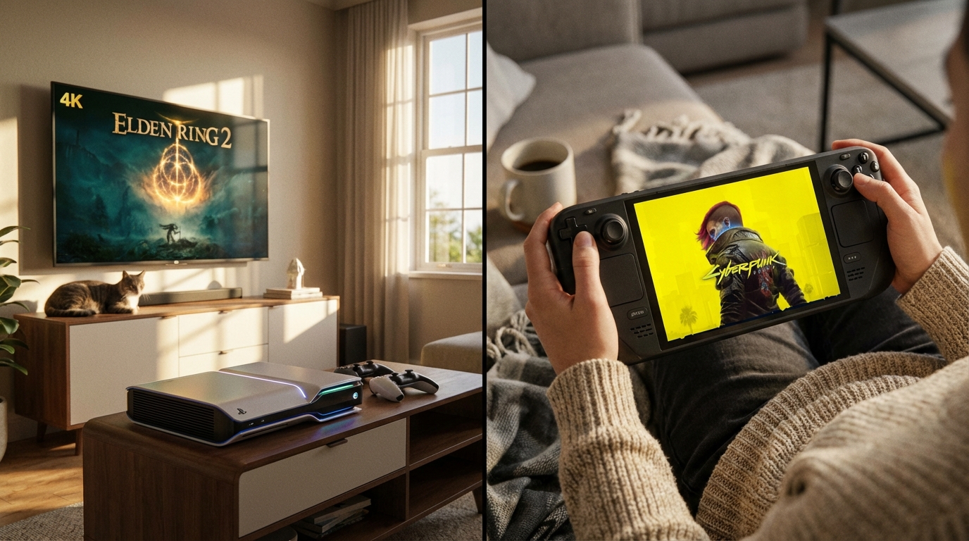 découvrez les différences entre console portable et console de salon pour choisir celle qui correspond le mieux à votre style de jeu et à vos besoins.